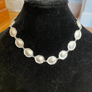 Jones New York silver necklace